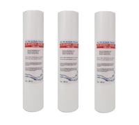 Cartucho de filtro de agua de polipropileno con sedimentos de 10 pulgadas, 1 micras, para ósmosis inversa, purificador de agua, juego de 3 unidades