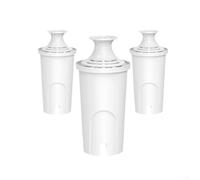 Cartucho de filtro de carbón activado para jarra purificadora, núcleo fino, material, blanco (3 piezas)