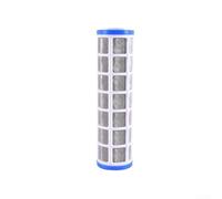 Cartucho de filtro de malla de acero inoxidable, pieza de repuesto para equipo de prefiltro de lavadora, elemento filtrante blanco fácil de instalar
