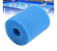 Cartucho de filtro de piscina de repuesto tipo H para piscinas sobre el suelo Intex, sistema de purificación de agua lavable, azul, 4 x 3.5 pulgadas
