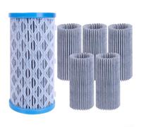 Cartucho de filtro de piscina tipo A C, paquete de 5 unidades de filtración de piscina sobre el suelo, elementos de filtro de plástico reutilizables para agua limpia