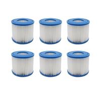 Cartucho De Filtro De Piscina Tipo D, Compatible Con Summer Waves, Reemplazo P57100102 SFS-350 RP-350 RP-400 RP-600 RX-600 SFS-600(6pcs)
