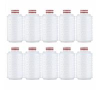 Cartucho de filtro de sedimentos plisado de 25 micrones, 10 piezas de repuesto para fregadero de 5'' × 2,7'', para uso industrial, comercial y doméstico.(Socket)
