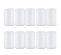 Cartucho de filtro de sedimentos plisado de 25 micrones, 10 piezas de repuesto para fregadero de 5'' × 2,7'', para uso industrial, comercial y doméstico.(Flat)