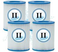 Cartucho de filtro tipo II para filtro de piscina, filtro de repuesto para Bestway 58094 y 58383, paquete de 4