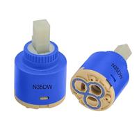 Cartucho de grifo de 35 mm con certificación de cartucho de grifo de cerámica, cartucho interior de repuesto para grifo monomando, grifo monobloc de baño o cocina