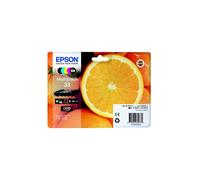 Cartucho de impresora - EPSON - 33 Claria C13T33374011 - Cian, magenta, amarillo, negro, negro fotográfico - Pack de 5 - 24,4 ml