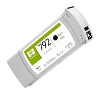 Cartucho de impresora equipado con chip 792, compatible con HP 210/260/280 / Designjet L26100/L26500/L28500(BK - 1PC 775ml)