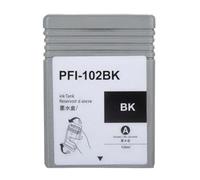Cartucho de impresora PFI-102 compatible con Canon IPF500/IPF510/IPF610/IPF700/IPF710(1 BK 120ml)