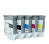 Cartucho de impresora PFI-102 compatible con Canon IPF500/IPF510/IPF610/IPF700/IPF710(5 Colors)