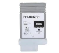 Cartucho de impresora PFI-102 compatible con Canon IPF500/IPF510/IPF610/IPF700/IPF710(MBK 130ml)