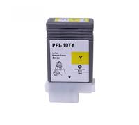 Cartucho de inyección, Compatible con Canon, PFI-107, con Chip | IPF670 IPF685 IPF780 IPF770 IPF785, para medios brillo mate satén(PFI-107Y)