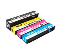 Cartucho de inyección de Tinta Compatible para PageWide Enterprise Color 556xh Dn MFP 586dn F Z MFP E58650 Modelo 981A 981X HP981X(1 Set)