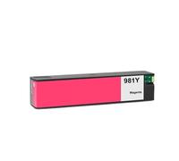 Cartucho de inyección de Tinta Compatible para PageWide Enterprise Color 556xh Dn MFP 586dn F Z MFP E58650 Serie 981Y(1PCS Magenta)