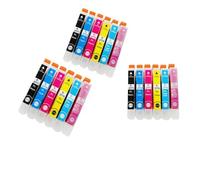 Cartucho de inyección de Tinta de Color Compatible 277 T277 277XL T2771 para Expression Photo XP 750 760 850 860 950 960 XP 970(3SETS)