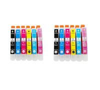 Cartucho de inyección de Tinta de Color Compatible 277 T277 277XL T2771 para Expression Photo XP 750 760 850 860 950 960 XP 970(2SETS)