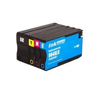 Cartucho de inyección de Tinta de Color remanufacturado Compatible con 964XL 968XL para impresoras OfficeJet Pro 9010 9015 9020 9022 9023(1BK 1C 1M 1Y)
