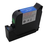 Cartucho de inyección de tinta ecosolvente de secado rápido S254, Compatible con impresora portátil, codificador de pistola, 600DPI, altura de impresión de 1 pulgada y 25,4mm(Solvent Based Green)