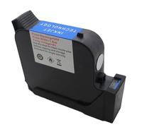 Cartucho de inyección de tinta ecosolvente de secado rápido S254, Compatible con impresora portátil, codificador de pistola, 600DPI, altura de impresión de 1 pulgada y 25,4mm(Solvent Based White)