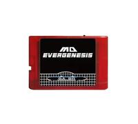 Cartucho De Juego EDMD 3000 En 1 Con Tarjeta Mini SD De 4 GB - Compatible Con SEGA Genesis Mega Drive MD, Tarjeta Flash De Juego Retro For Juegos Clásicos De 16 Bits(Red)