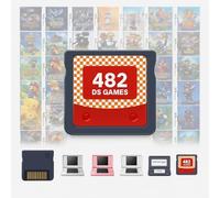 Cartucho de Juegos 482 en 1 para Nintendo DS, DS Lite, DSi, 2DS, 3DS y New 3DS XL/LL - Multicart con 482 Juegos Clásicos - Plug & Play