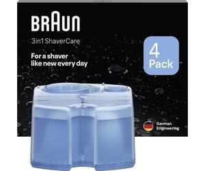 Cartucho de limpieza Braun CCR4 ShaverCare 3 en 1 Pack 4 Unidades
