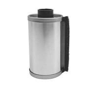 Cartucho de película de metal compacto para 135 rollos de película, acolchado de fieltro seguro, resistencia a los impactos y ergonómico para fotógrafos, contenedor de película de metal