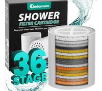 Cartucho de Repuesto Adamson para Filtro de Ducha - Compatible con Filtro Adamson 36 Etapas - Instalación Fácil - 6 Meses de Uso - Recambio