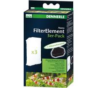 Cartucho de repuesto Dennerle para filtro de esquina Nano (paquete de 3)
