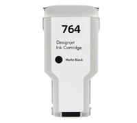 Cartucho de repuesto for impresora 764, compatible con HP Designjet T3500 C1Q17A, C1Q16A, C1Q13A, C1Q14A, C1Q15A, C1Q138A (incluida la tinta pigmentada)(764-300ml-MBK)