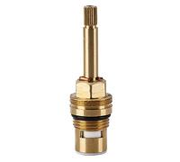 cartucho de repuesto para grifo Grifo mezclador universal de latón con cartucho de disco cerámico de un cuarto de vuelta, G1/2, 20 ranuras, for baño y cocina