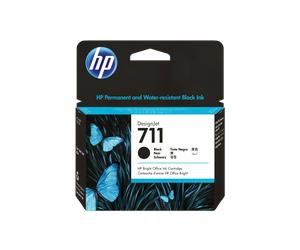 Cartucho de tina DesignJet HP 711 negro de 80 ml