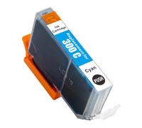 Cartucho de Tinta 1 Juego PFI300 PFI-300 PFI 300 Compatible con Impresora ImagePROGRAF PRO-300 10 Colores(C)