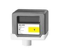 Cartucho de Tinta 1 Uds PFI-310 330ML MBK/BK/M/C/Y, Compatible con Impresora Canon TX-2000 TX-3000 TX-4000 TX-2100 TX-3100 TX4100(PFI-310 Yellow)