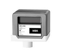 Cartucho de Tinta 1 Uds PFI-310 330ML MBK/BK/M/C/Y, Compatible con Impresora Canon TX-2000 TX-3000 TX-4000 TX-2100 TX-3100 TX4100(PFI-310 Matte Black)