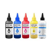Cartucho de Tinta 100ML Compatible con L1800 L800 L805 DX5 DX7 I3200 4720 5113 para Impresora Directa película DTF impresión Transferencia de Calor(5pcs-Eco Quality)
