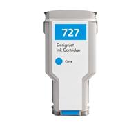 Cartucho De Tinta 300ml 727 C1Q12A B3P23A B3P19A B3P20A B3P21A, Compatible Con HP DesignJet T920/T930/T1500/T1530/T2500/T2530 Impresoras(727-300ML-C)