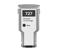 Cartucho De Tinta 300ml 727 C1Q12A B3P23A B3P19A B3P20A B3P21A, Compatible Con HP DesignJet T920/T930/T1500/T1530/T2500/T2530 Impresoras(727-300ML-GY)