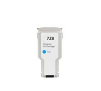 Cartucho de Tinta 300ML 728, Compatible con HP | T730 T830 F9J68A F9J67A F9J66A(CY)