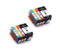 Cartucho de Tinta 4 Colores con Chip, Compatible con HP, 920XL 920 | 4 piezas for Officejet 6000 6500 6500 Wireless 6500A 7000 7500 7500A, negro cian magenta amarillo(920XL-2set)