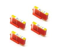 Cartucho de Tinta 4 Colores con Chip, Compatible con HP, 920XL 920 | 4 piezas for Officejet 6000 6500 6500 Wireless 6500A 7000 7500 7500A, negro cian magenta amarillo(4pcs-Yellow)