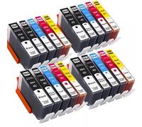 Cartucho de Tinta 564xl Compatible con Photosmart B8550 C6324 C310A C410 6510 D5460 7510 B209A 4610 3070A(4set 20PK)