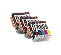 Cartucho de Tinta 570 571, Compatible con Canon, MG5750 MG5751 | PGI-570 PGBK CLI-571 para MG5752 MG5753 MG6850 MG6851 MG6852, cartucho de inyeccion C K M Y(3PGBK 3BK 3C 3M 3Y)