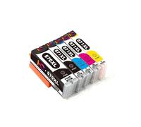 Cartucho de Tinta 570 571, Compatible con Canon, MG5750 MG5753 | Cartucho de reemplazo for MG6850 MG5751 MG5752 MG6851 MG6852, PGI-570 PGBK CLI-571(1PGBK 1BK 1C 1M 1Y)