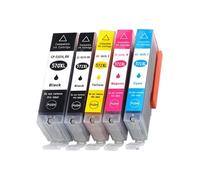 Cartucho de Tinta 570XL 571XL, Compatible con Canon, MG5751 MG5752 | For impresora MG5753 MG5750 5751 5752 5753 Pixma, PGI 570 CLI 571, C K M Y(5pcs,571XL)