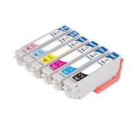 Cartucho de Tinta 6 uds Europa 250XL, Compatible con Epson Expression Photo XP-980 XP 980