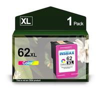 Cartucho de tinta 62XL de repuesto de color para impresora HP 62 62 XL para impresora Envy 5540 5660 5640 7644 7645 5740 250 200 Series (1 color)