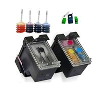 Cartucho de Tinta 64 XL for impresoras HP Envy Photo 6200, 6220, 6222, 7100, 7120, 7800, Ins-pire 7950e(1SET with Ink)