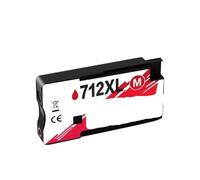 Cartucho de Tinta 712XL, Compatible con HP | Impresora T210 T230 T250 T650 T630, 3ED71A 3ED67A(Magenta)