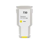 Cartucho de Tinta 730XL de 300 ml Compatible con HP730 Desig-nJet T1600 T1600dr T1700 T1700dr T2600 T2600dr P2V68A P2V69A P2V70A(Y)